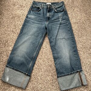 Zara Cuffed Jeans